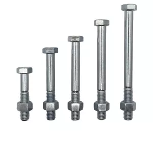 M24 x 65mm Hex Bolt & Nut Metric Coarse 3p High Tensile Class 10.9 Zinc - Picture 1 of 5
