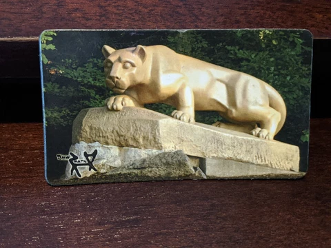 Penn State Nittany Lions Football Lion Shrine MAGNET 2" x 3.5" NEW Cover
