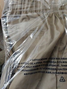 Lands' End Uni Girls Perfect Fit Elastic waist Iron Kn Pants Khaki Sz 7X 23" #4 - Picture 1 of 2