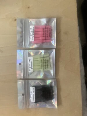 "Protectores de crimpado rosa brillante de 2""" Foto 1 de 2