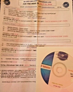 RADIO SHOW:BLUES DELUXE 7/12/09 LIVE:GRATEFUL DEAD,ELVIN BISHOP,JOHN EARL WALKER - Picture 1 of 1