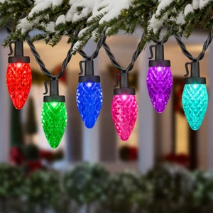 LED Lightshow 24 Light 23 ft C9 Color Motion Multicolor Dynamic Christmas Lights - Picture 1 of 1