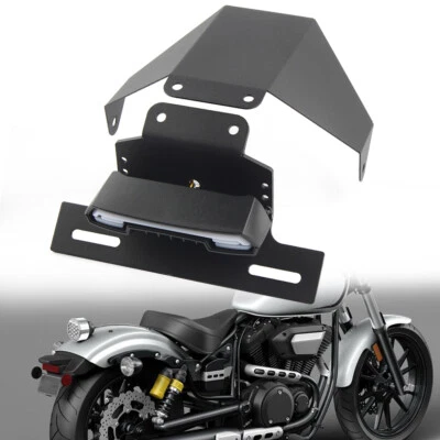 License Plate Holder Frame Bracket Black for YAMAHA BOLT R-SPEC XV950R 2014-2019 Foto 1 de 4