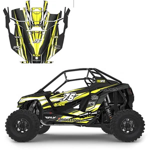 2020+ Polaris RZR Pro XP 2 Door Decal Graphic Kit Wraps UTV EPS 17 Turbo Deco - Foto 1 di 3