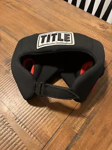 Title Boxing Gel World Full Face Training Headgear - Red Size L/XL (GREAT CON) - Picture 1 of 4
