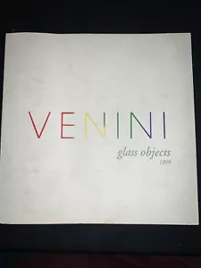 Venini 1999 Kunstglas Katalog mit Preisliste - Bild 1 von 5