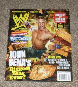 WWE MAGAZINE January 2011 JOHN CENA Cover - Picture 1 of 2