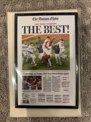 *NEVER OPENED* BOSTON RED SOX BASEBALL WORLD SERIES 2007 CHAMPIONS MAGNET - Image 1 of 2