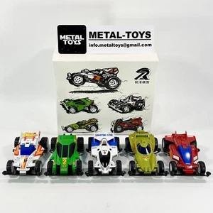 RUIZE Mini 4WD DASH SET 5 Cars (T3 Chassis) 1/32 No Tamiya Assemblate - Foto 1 di 11