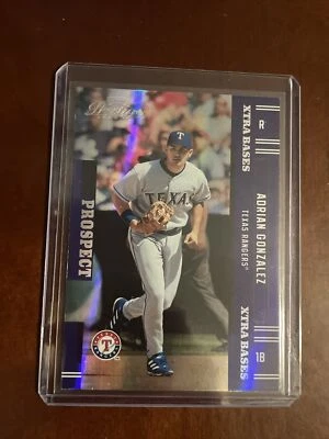 2005 Playoff Prestige Extra Bases Purple 89/100 Adrian Gonzalez #172 - Image 1 of 2