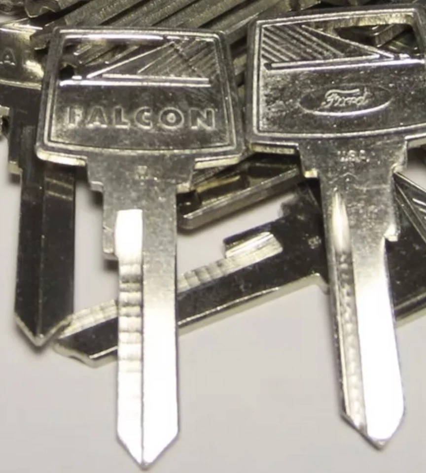 Juego de llaves en blanco NORS Ford Falcon 1959-1965 Ranchero 60 61 62 63 64 Foto 1 de 1
