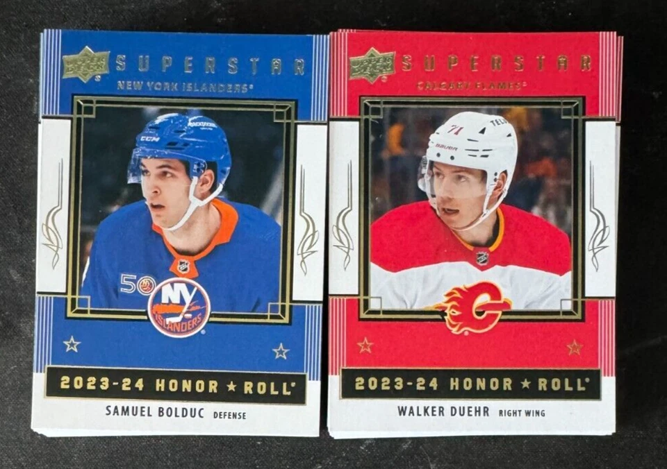 2023-24 UPPER DECK Hockey SERIES 2 SUPERSTAR / HONOR ROLL YOU PICK COMPLETE SET - Image 1 of 1