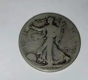 1918 Walking Liberty Half Dollar (#2) - Picture 1 of 12