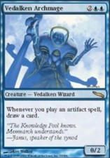 1x Vedalken Archmage LP, English MTG Mirrodin