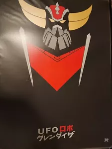 UFO Robot Grendizer Rare Japanese Anime Mazinger Z Poster Art Print Mondo sdcc - Picture 1 of 1