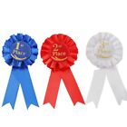 Blue,Red,White Ribbon Award Set Prize Ribbon 1st 2nd 3rd Place