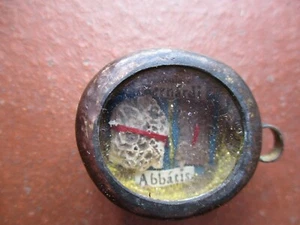 ANTICO RELIQUIARIO OTTONE DUE RELIQUIE SAN BERNARDO ABATE EPOCA 1800 - Foto 1 di 4