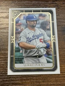 2021 Topps Gallery #37 Albert Pujols Los Angeles Dodgers  - Picture 1 of 2