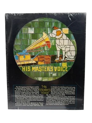 “His Masters Voice” Replica Of The Famous RCA Stained Glass Windows Puzzle - Image 1 of 4