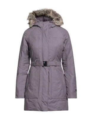The North Face Womens Brooklyn Parka Coat / Grey Purple / RRP £325 - Image 1 of 4