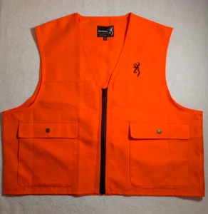 Browning Safety Blaze Overlay Hunting Vest - Medium - Blaze Orange - NWOT - Picture 1 of 10