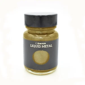 C Roberson & Co LONDON - Flüssigmetall Metalliclack Messingfarben Rahmen - Bild 1 von 2