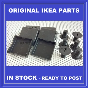 Ikea BESTA caps hole covers set BLACK 133194 133303 133195 133304 133190 133191 - Picture 1 of 3