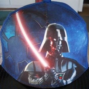 Star Wars Darth Vader Mütze Kappe Snapback blau Disney Rotlichtschwert Neu ohne Etikett NEU - Bild 1 von 5