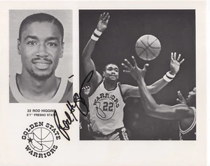 ROD HIGGINS GOLDEN STATE WARRIORS AUTOGRAMM PRESSEFOTO 8X10 S/W - Bild 1 von 1