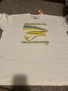 reading rainbow adult 2XL XXL t shirt butterfly in the sky levar burton PBS - Picture 1 of 4