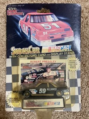 NASCAR  RACING CHAMPIONS 1991 1:64 #59 ROBERT PRESSLEY ALLIANCE DIE CAST CAR - Image 1 of 4