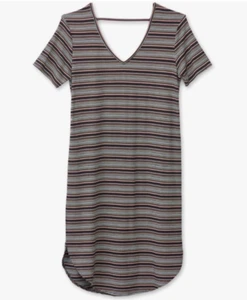 KAVU Sachi Short Sleeve V-Neck Dress Size XS Midi Shirt Dress NEW with tags! - Bild 1 von 11