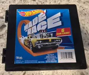 HOT WHEELS MADE TO RACE 6 CAR PLASTIC STORAGE CASE 1:64 SCALE *NICE* - Bild 1 von 3