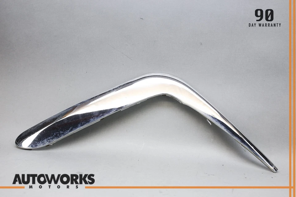 98-03 Jaguar XJ8 XJR VDP X308 parachoques delantero derecho hoja moldura cromo OEM Foto 1 de 4