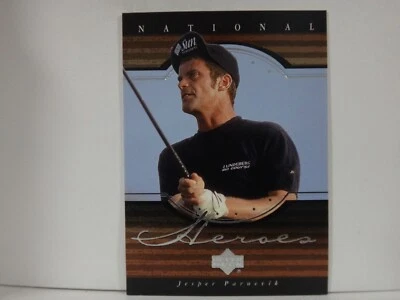 2001 Upper Deck National Heroes Jesper Parnevik #NH3 Rookie RC - Image 1 of 2