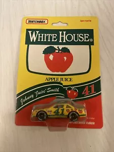 Matchbox White House Apple Juice Johnny Juice Smith #41 Pontiac Grand Prix New - Picture 1 of 6