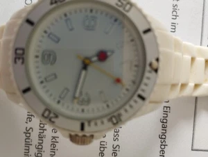 Herrenarmbanduhr Weiss - Bild 1 von 2