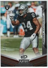 2019 Panini Playoff Football 3rd Down /25 #251 Johnathan Abram Raiders 