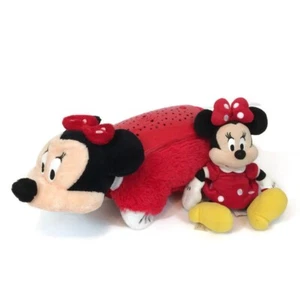 Cuscino Animali Dream Lites Disney Minnie Mouse Proiettore Luce Notturna e Peluche 9" - Foto 1 di 12