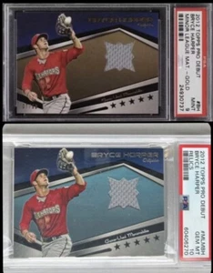 (2) 2012 Topps Bryce Harper Relic Rookie Card - Gold /50 & Base POPS 1 MUST READ - Picture 1 of 3