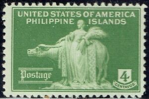 1935 4c MNH "WOMAN AND " PHILIPPINE ISLANDS (384) Nice stamp !!