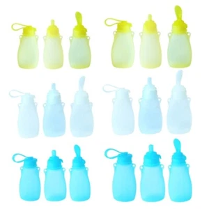Pack of 3pcs Leakproof Breastmilk Preservation Pouches Large Capacity Reusable - Picture 1 of 14