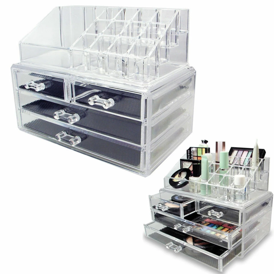 MONDOGAMES ORGANIZZATORE PORTATRUCCO COSMETICI BOX TRUCCO PORTA TRUCCHI ROSSETTI MAKE UP