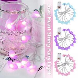 LED Love Heart Fairy String Light for Wedding Party Garden Valentines Day Decor