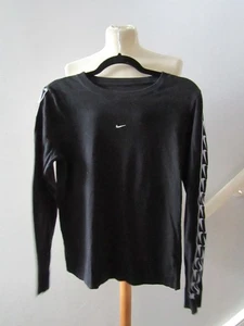 Women's Nike Black Sports Long Sleeve Top T Shirt Size Small UK Size 10 - Picture 1 of 4