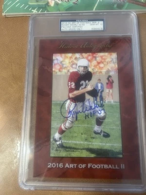2016 Historic Autographs Roger Wehrli PSA/DNA 10 Art of Football 32/48 Cardinals - Image 1 of 4