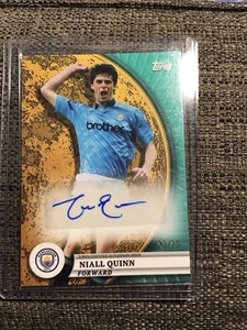 2024-25 Topps Man City Gold Moon Auto Niall Quinn #/75 - Picture 1 of 2