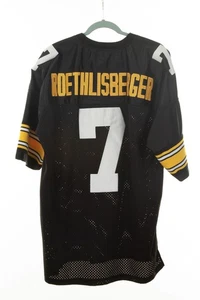 Authentic Ben Roethlisberger Pittsburgh Steelers NFL Trikot Gr. 52 Throwback #7 - Bild 1 von 7
