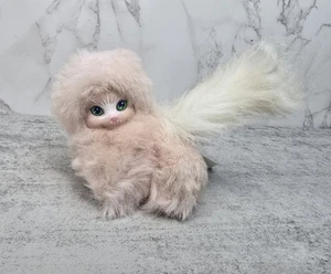 Vintage 1992 Barbie Pet Tag Along Pink Tiffy Kitty Cat Wheels Mattel 90s READ - Picture 1 of 14