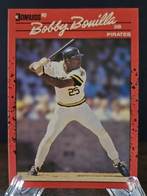 Donruss Bobby Bonilla #290 1990 tarjeta de error muy rara sin punto  Foto 1 de 4